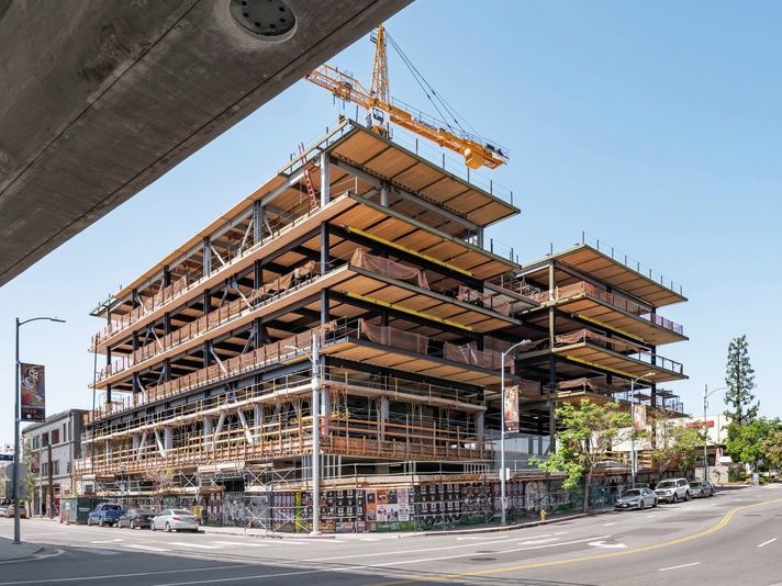 Hybrid mass timber office building - Specifications