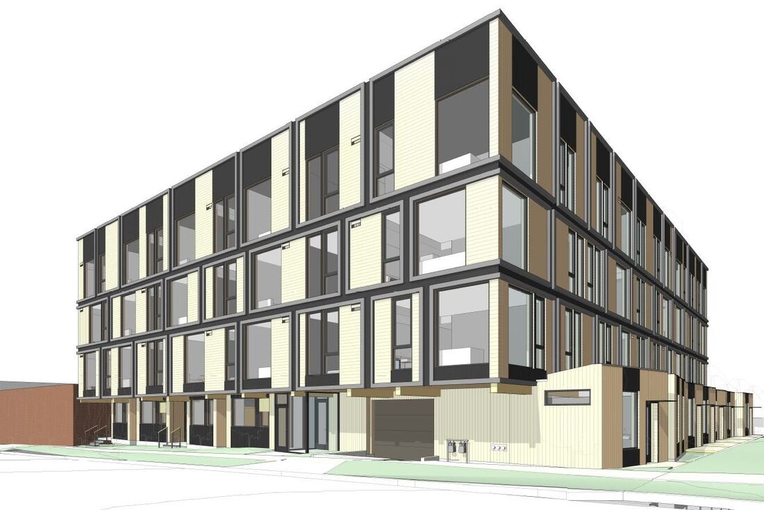 residential architectural styles - seattle, washington - 1320 e. pine apartments